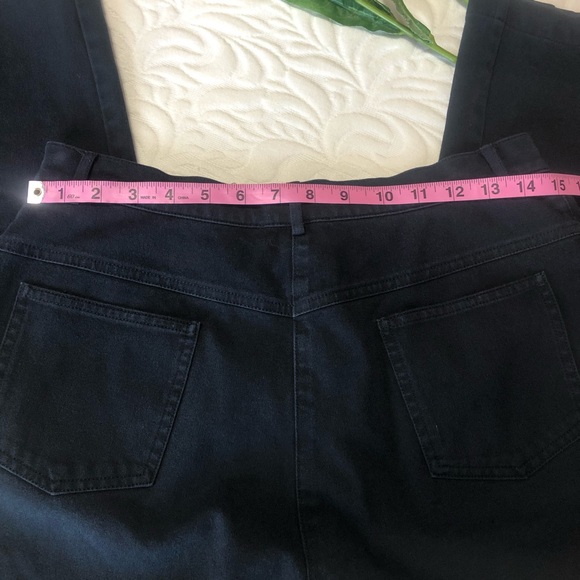 St.John Sport by Marie Gray Black Jeans Size:10 - Picture 5 of 10